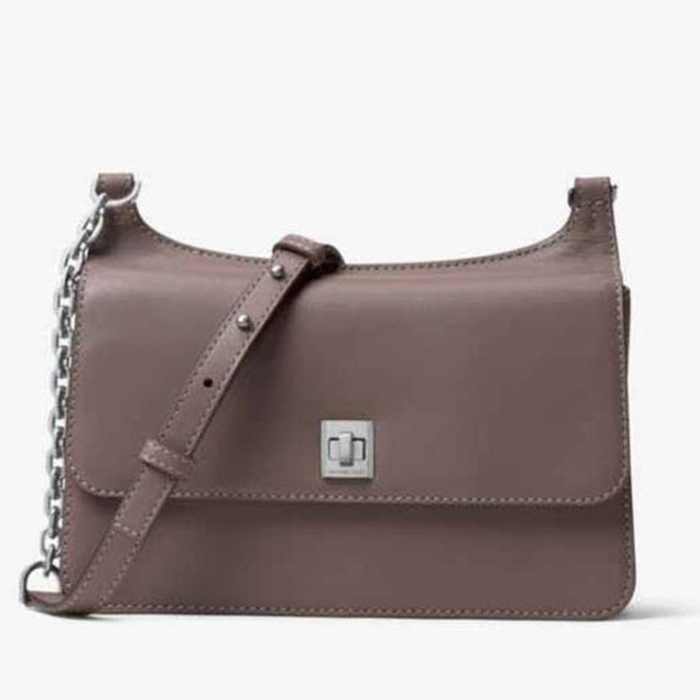 Michael Kors Natalie Medium Chain Messenger, Cinder 30F6ANEM6L NWT$378.00